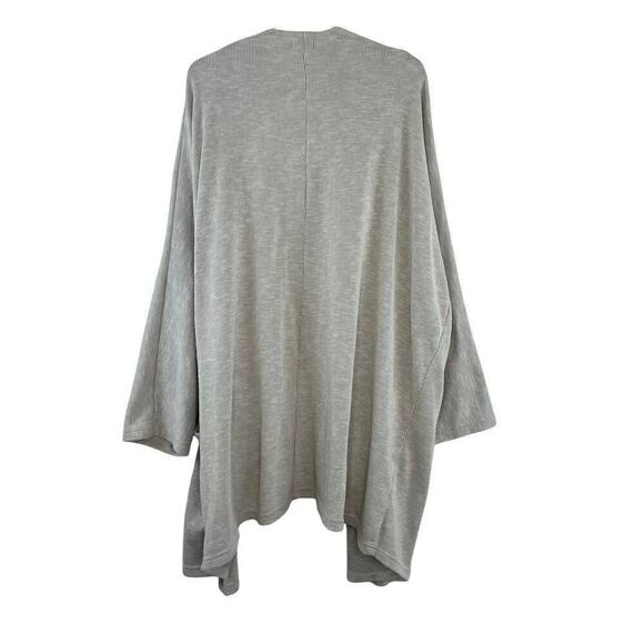 Donni by Anthropologie Ribbed Open Front Lounge Casual Cardigan One Size - Picture 2 of 6